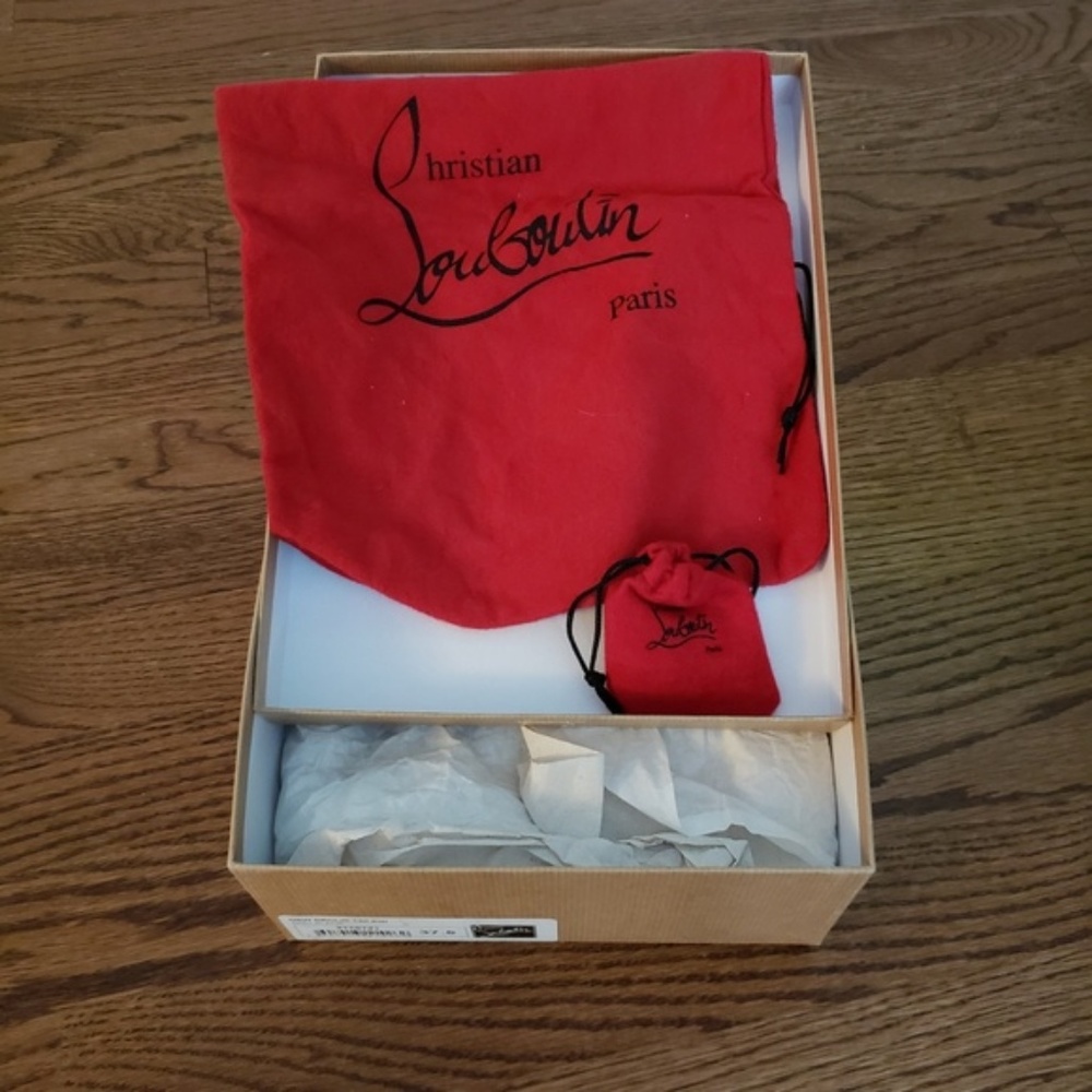 Christian Louboutin Black New Declic 120 heel 37.5 - Picture 8 of 8